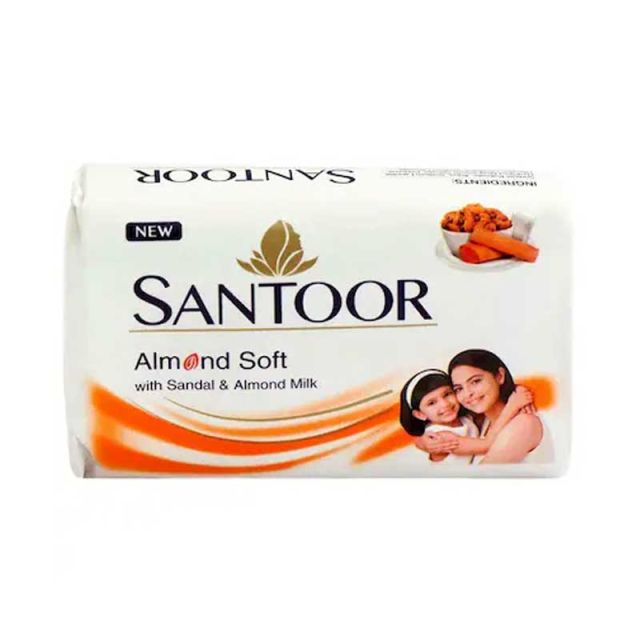 Sandal & Almond Milk 100g(Santoor)