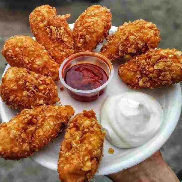 Chicken Momos Fried (5 PC)