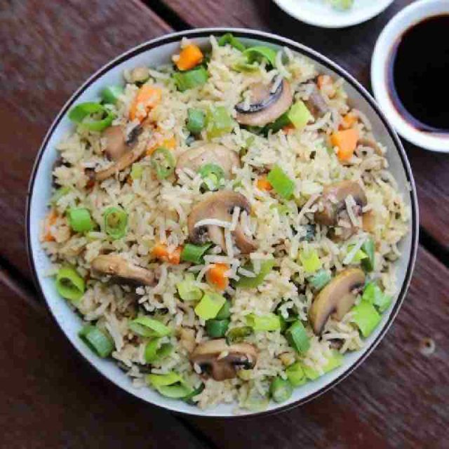 Mushroom Fried Rice