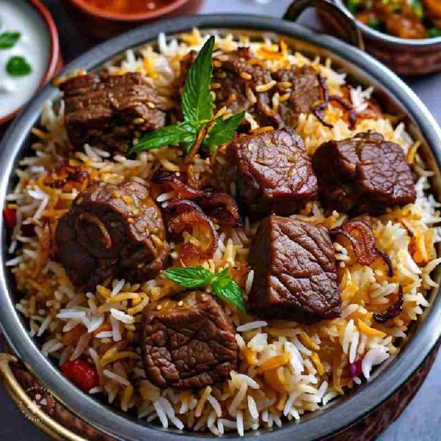 North Indian Beef Biryani