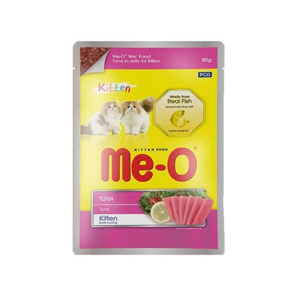 Me - o Tuna Fish Flavoured For Kittens (80g)