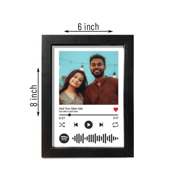 Customized 8x6 inch Photo Frame (Print Your Own image)