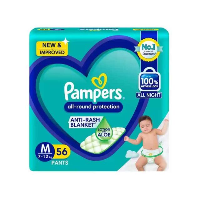 Pampers M 7-12kg 56 pants