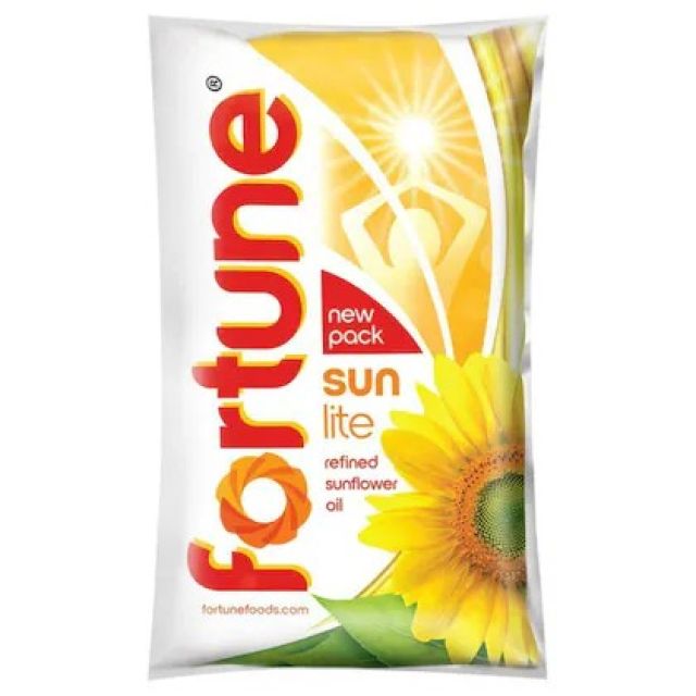 Fortune Sunlite Refined Sunflower Oil - 1kg