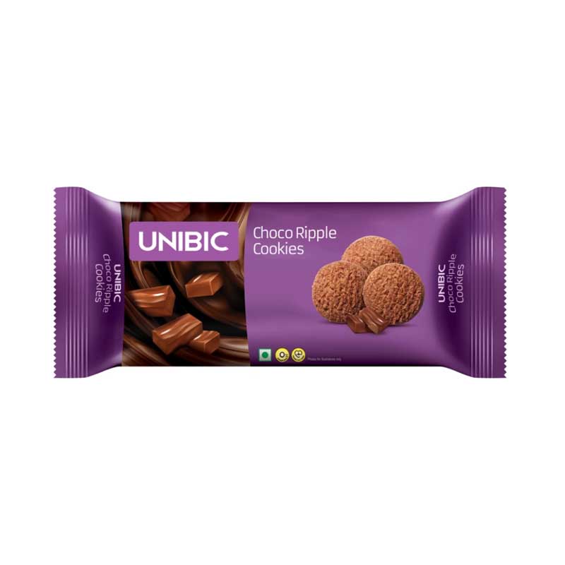 Choco Ripple Cookies 130g (Unibic) in Choco Ripple Cookies 130g (Unibic)